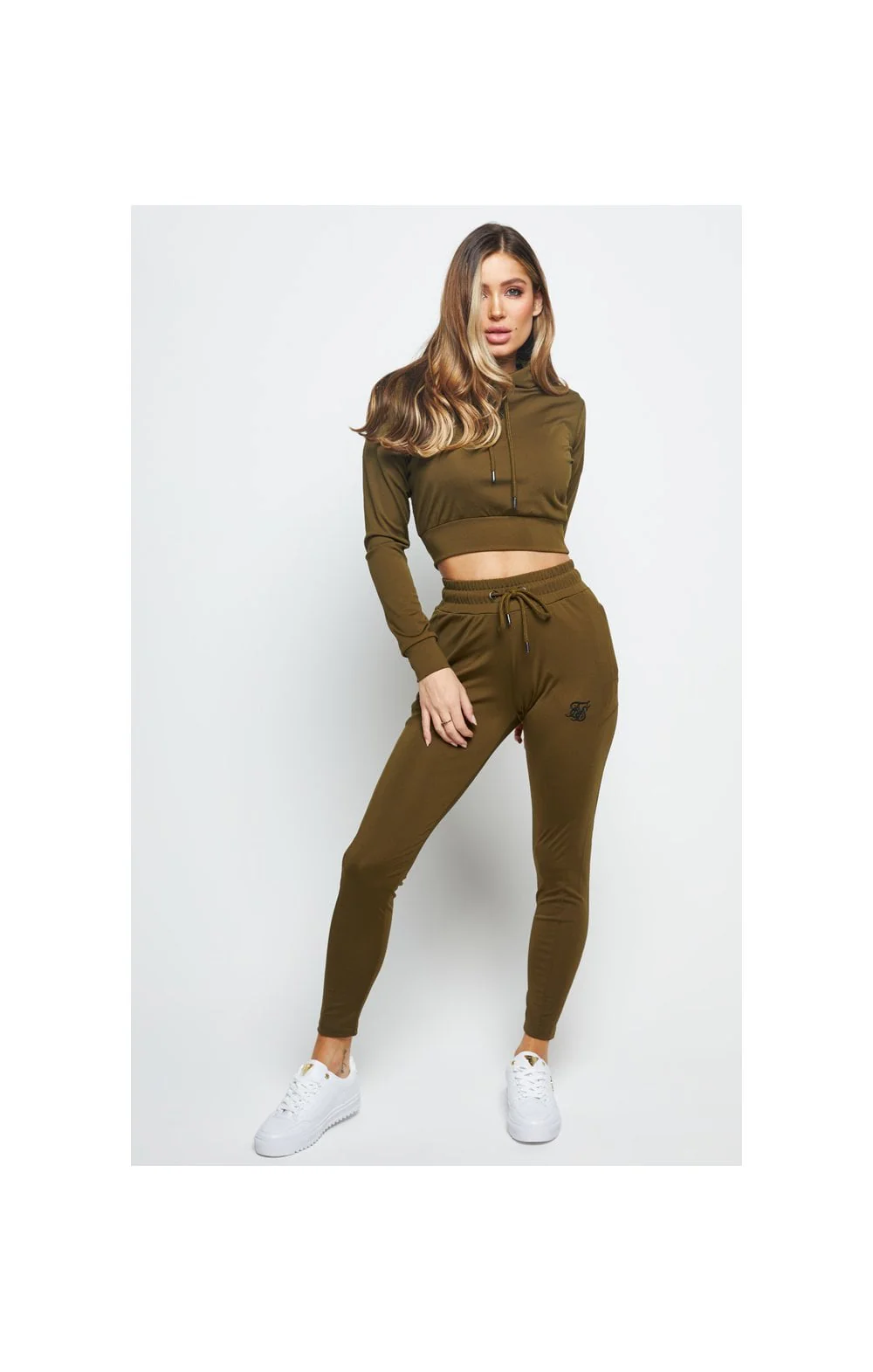 SikSilk Zonal Track Top - Khaki - Image 8