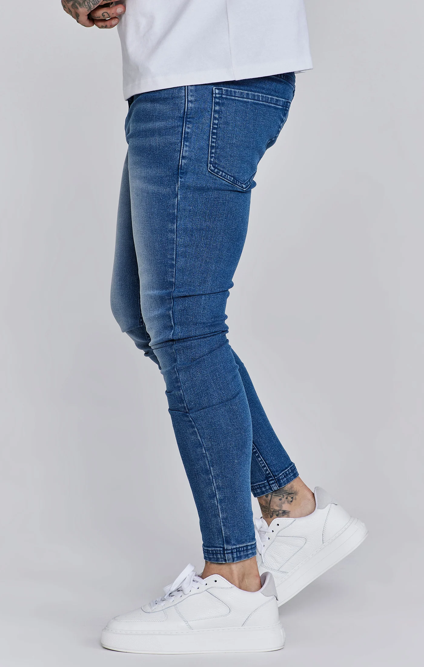 Skinny Jeans Washed Blue - Image 3