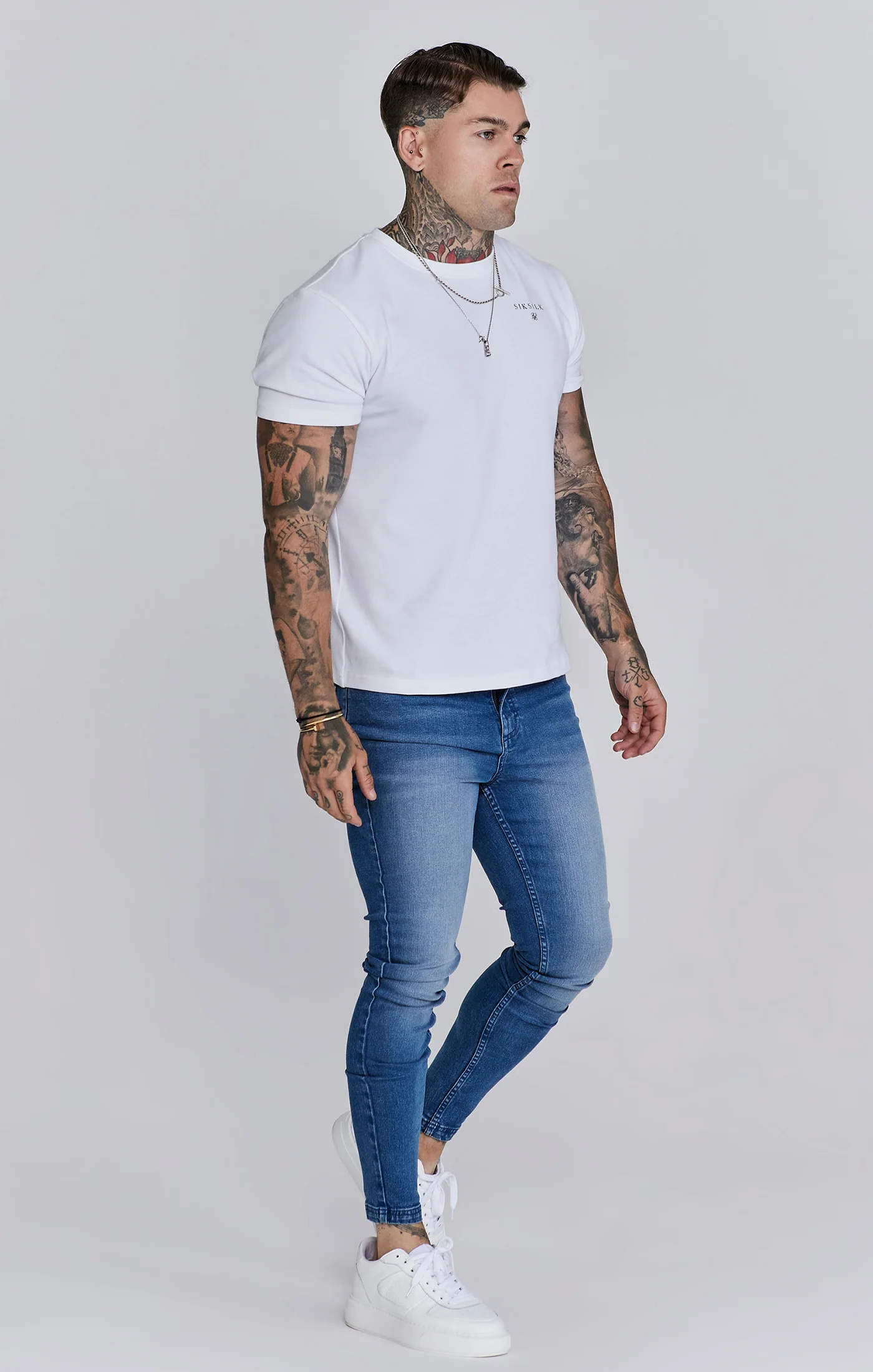 Skinny Jeans Washed Blue - Image 4