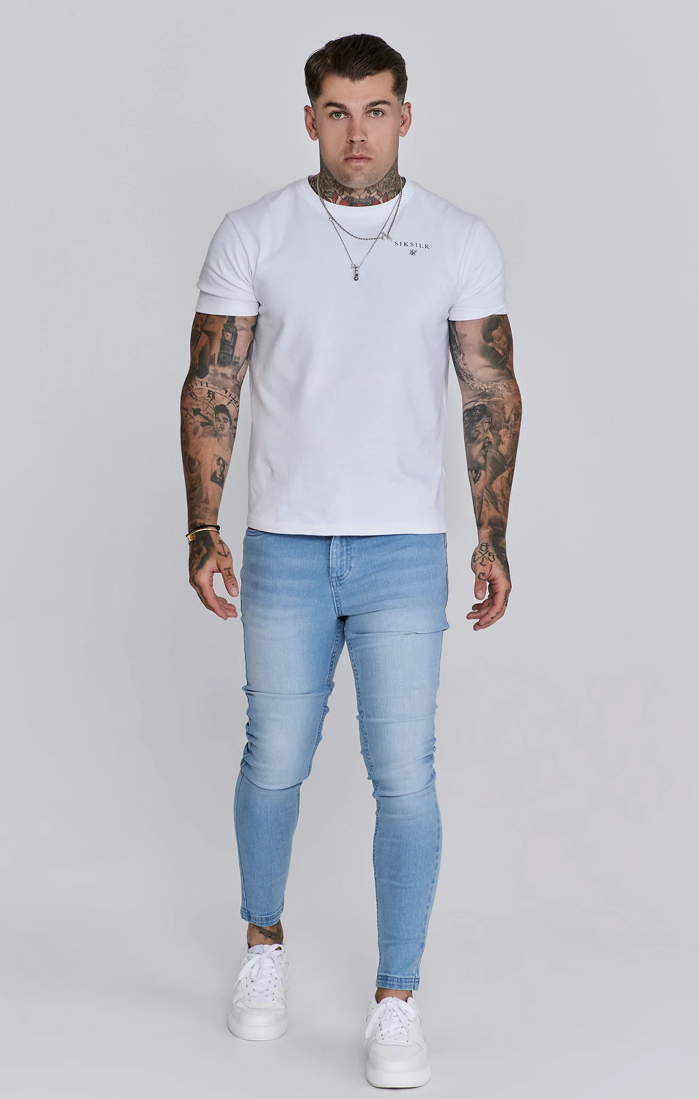 Skinny Jeans Washed Light Blue - Image 2