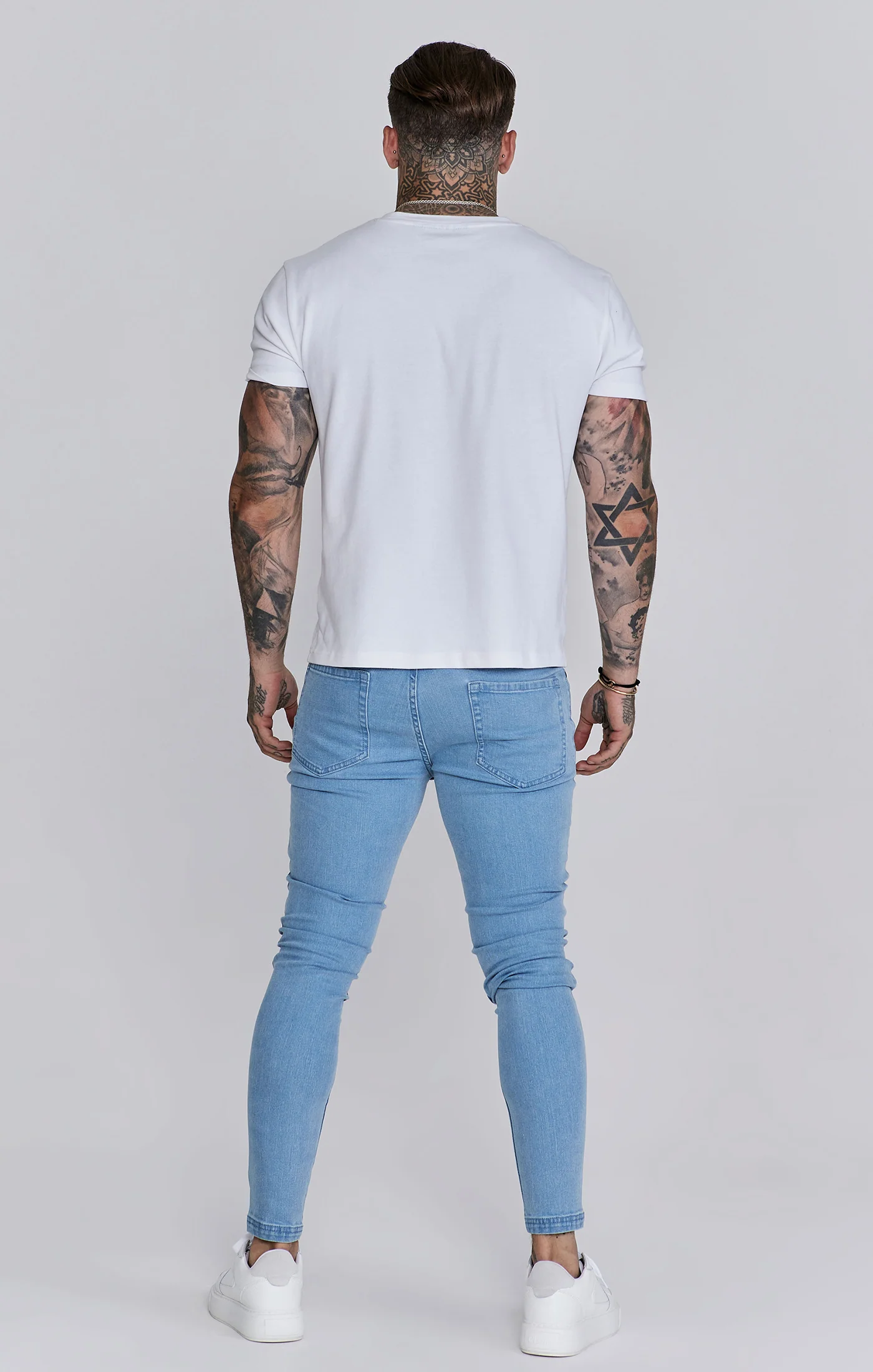 Skinny Jeans Washed Light Blue - Image 5