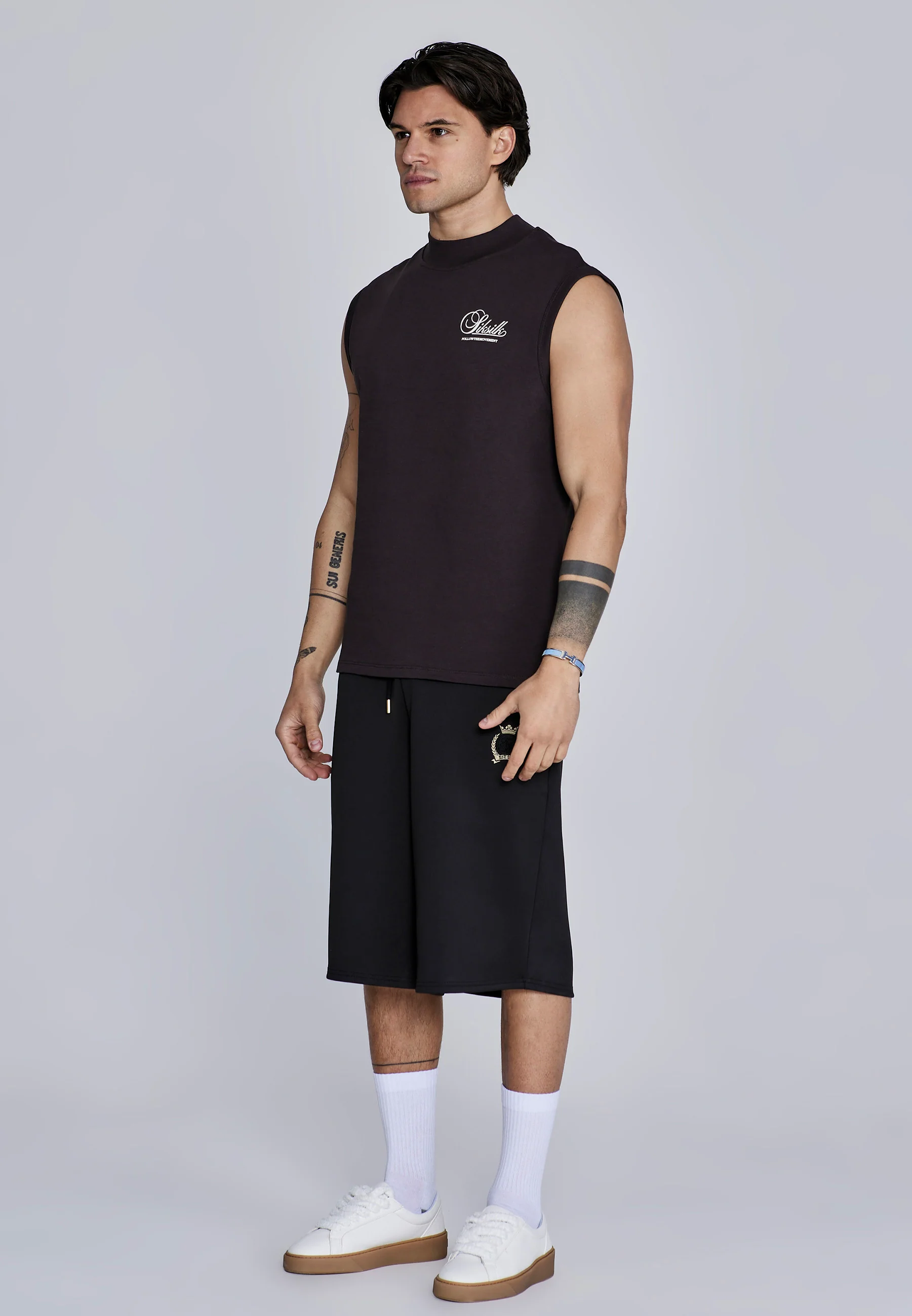 Brown Sleeveless T-Shirt - Image 4