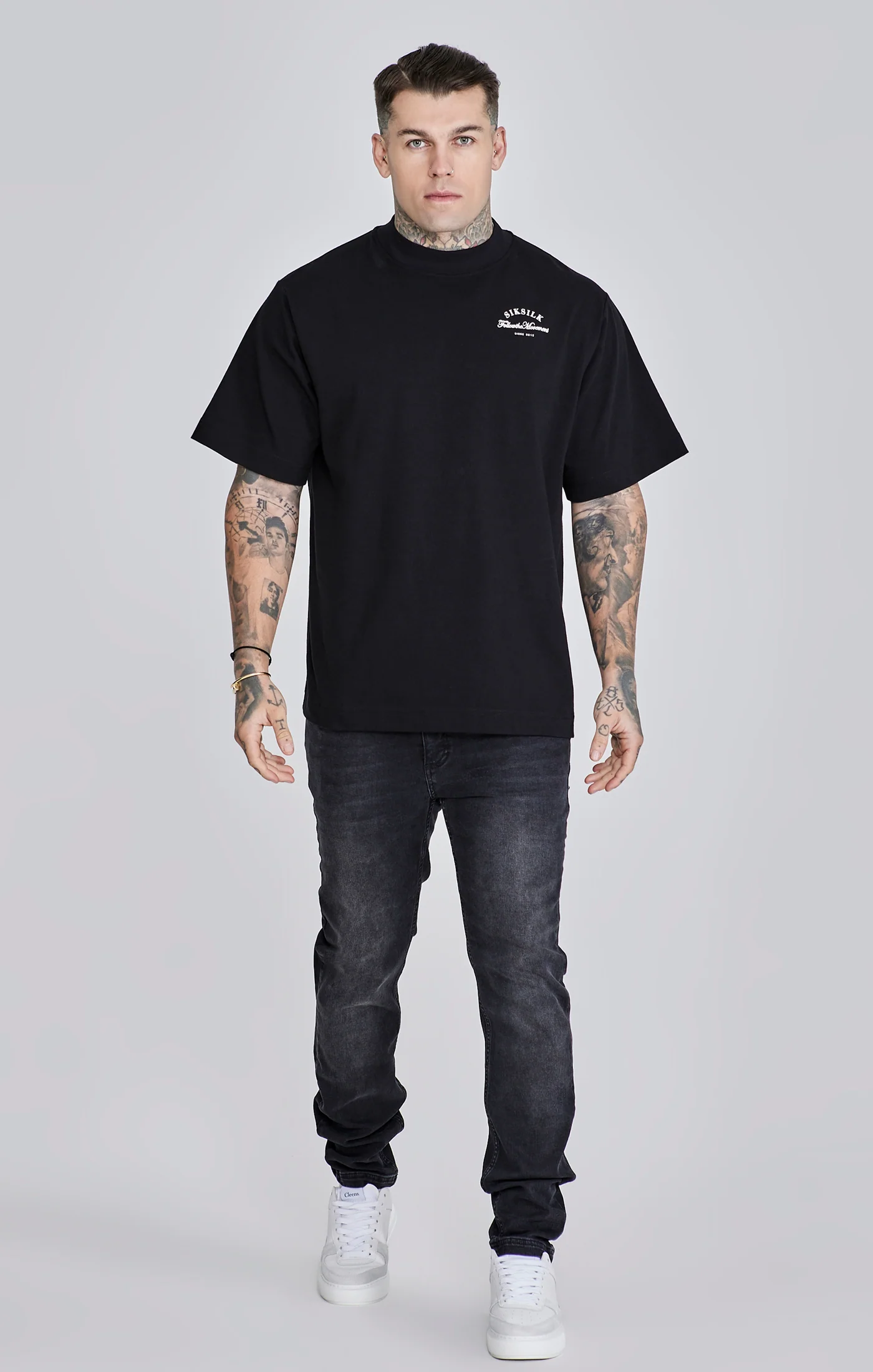 Slim Fit Jeans Washed Black - Image 4