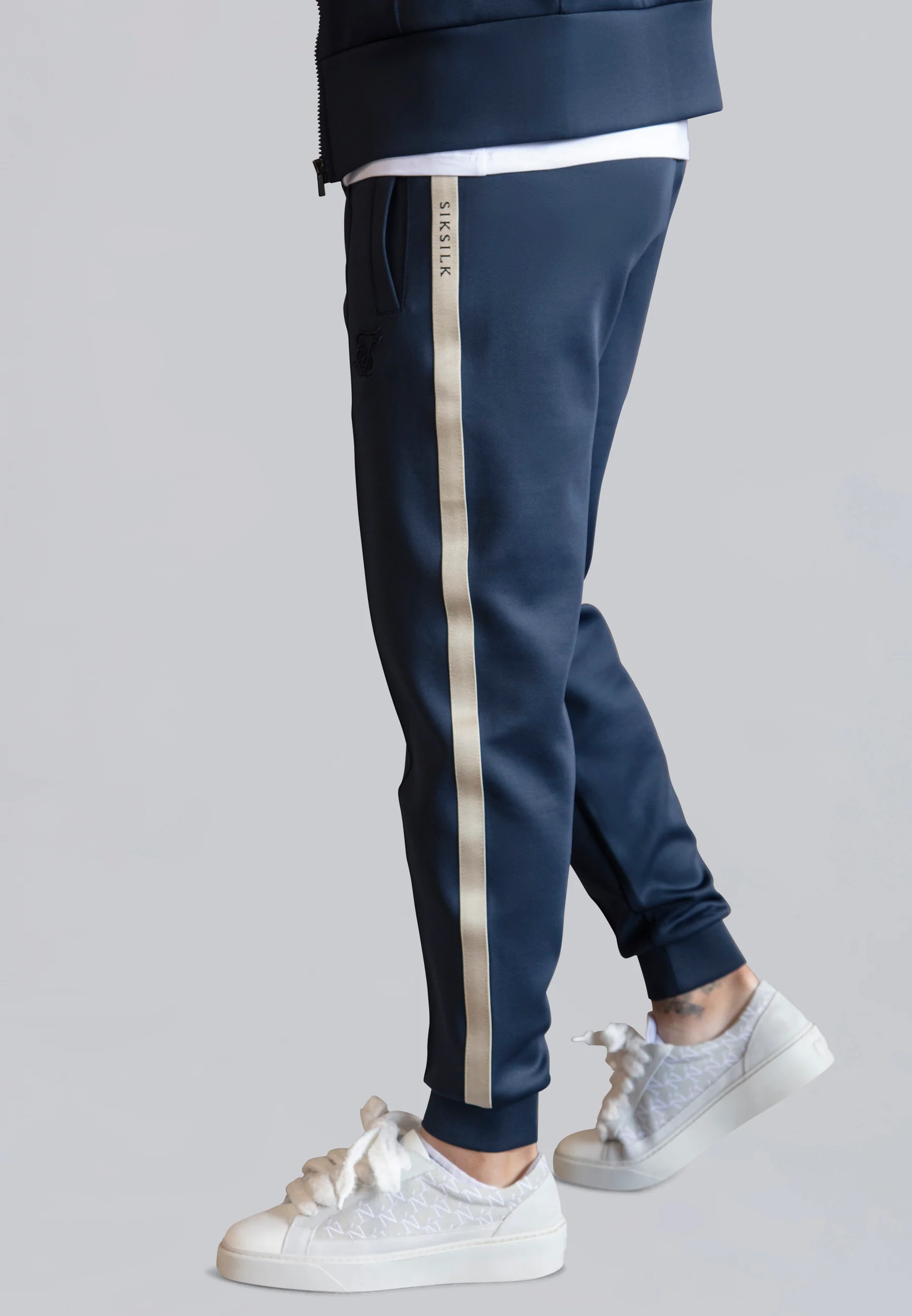 Navy Smart Joggers - Image 2