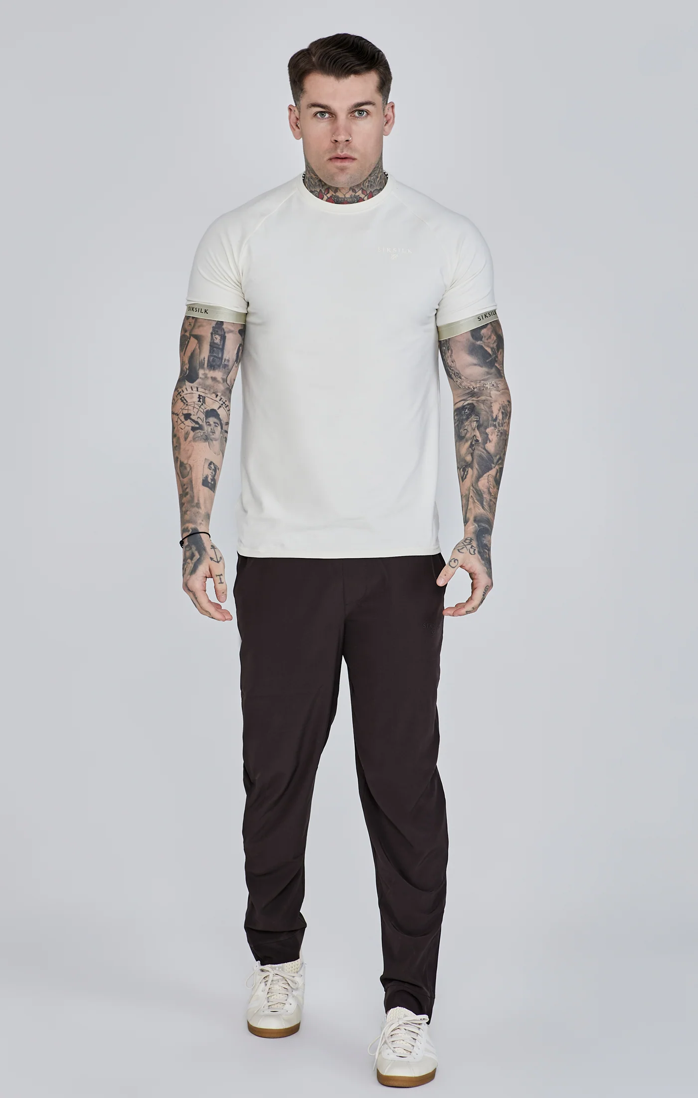 Brown Smart Joggers - Image 2