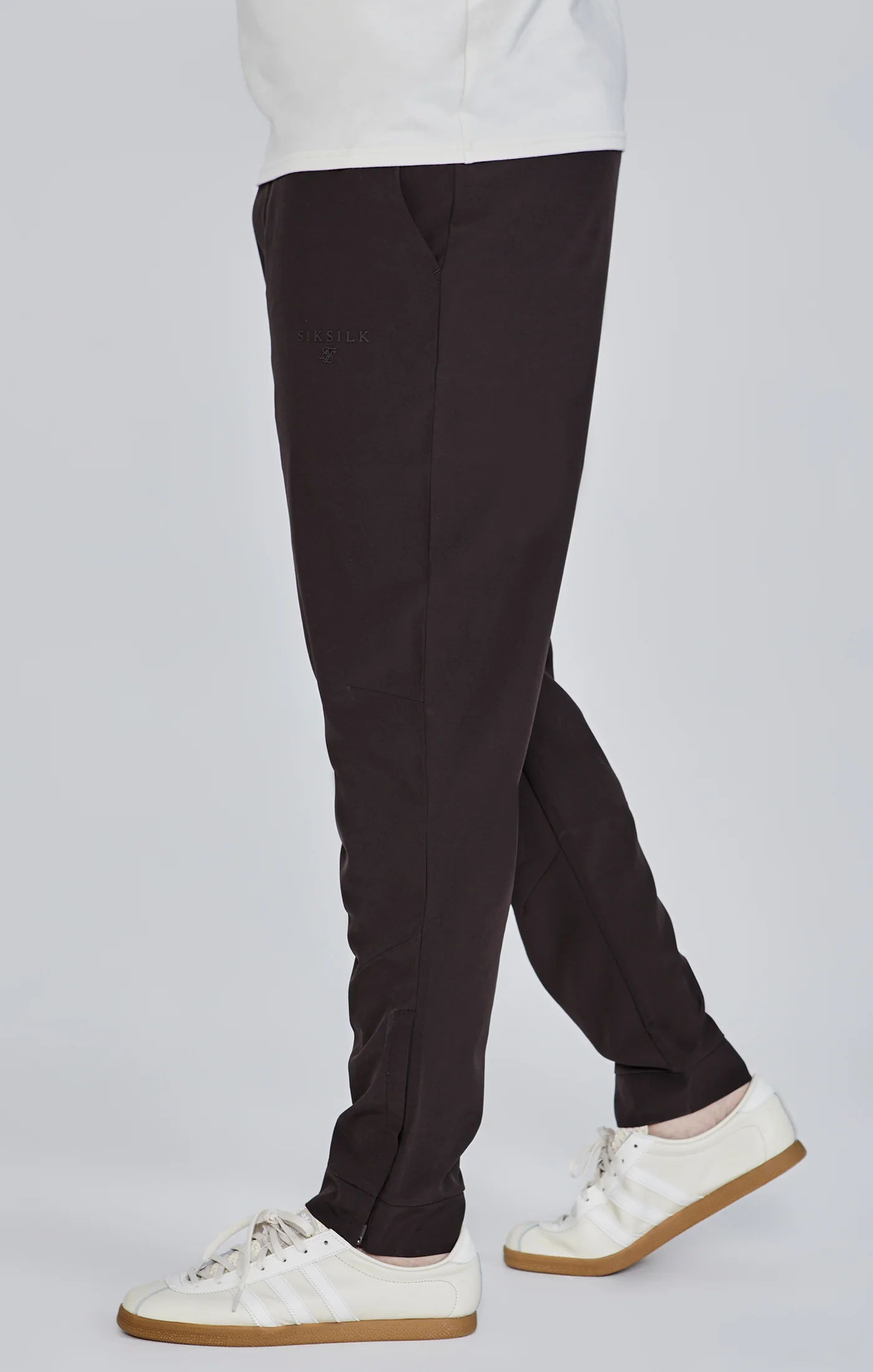 Brown Smart Joggers - Image 3