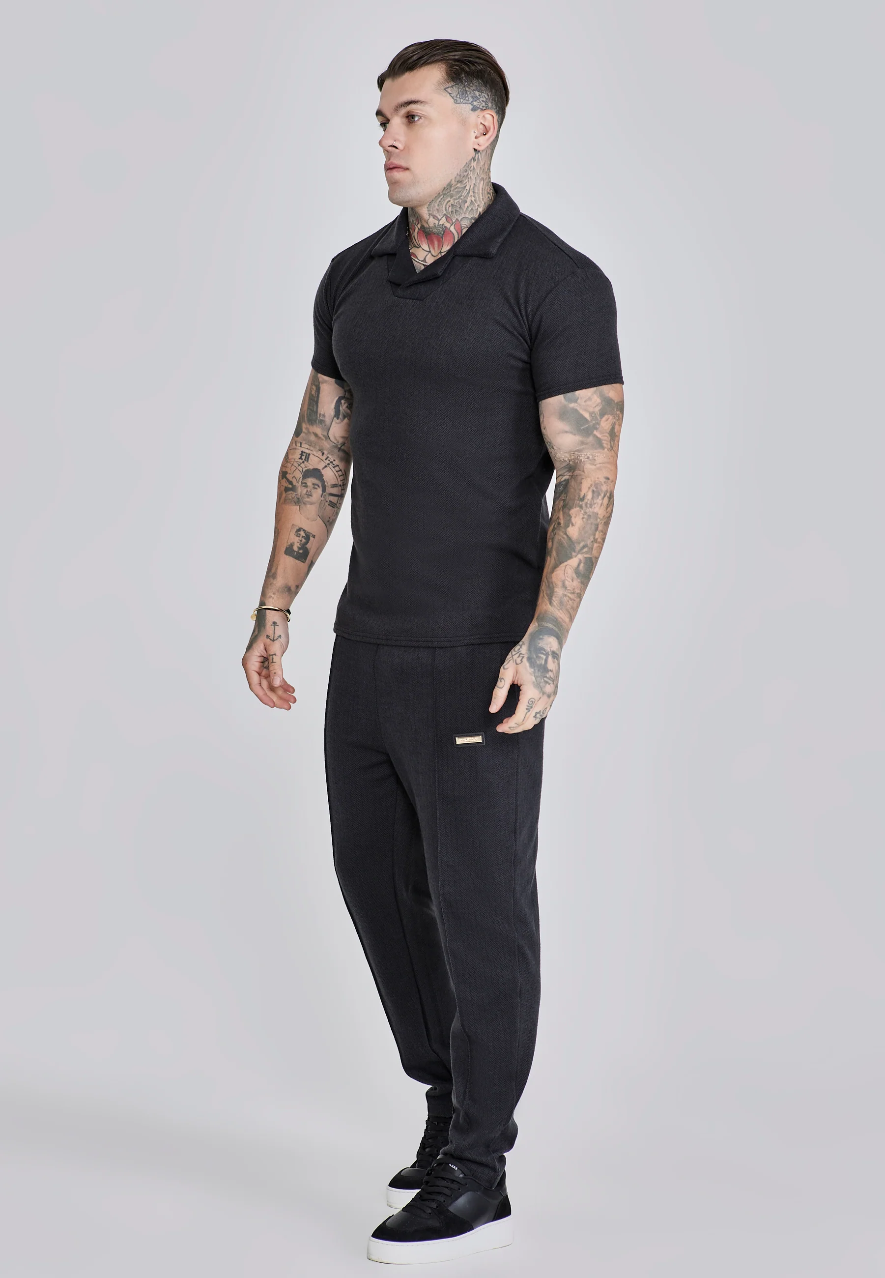 Black Smart Polo T-Shirt - Image 4