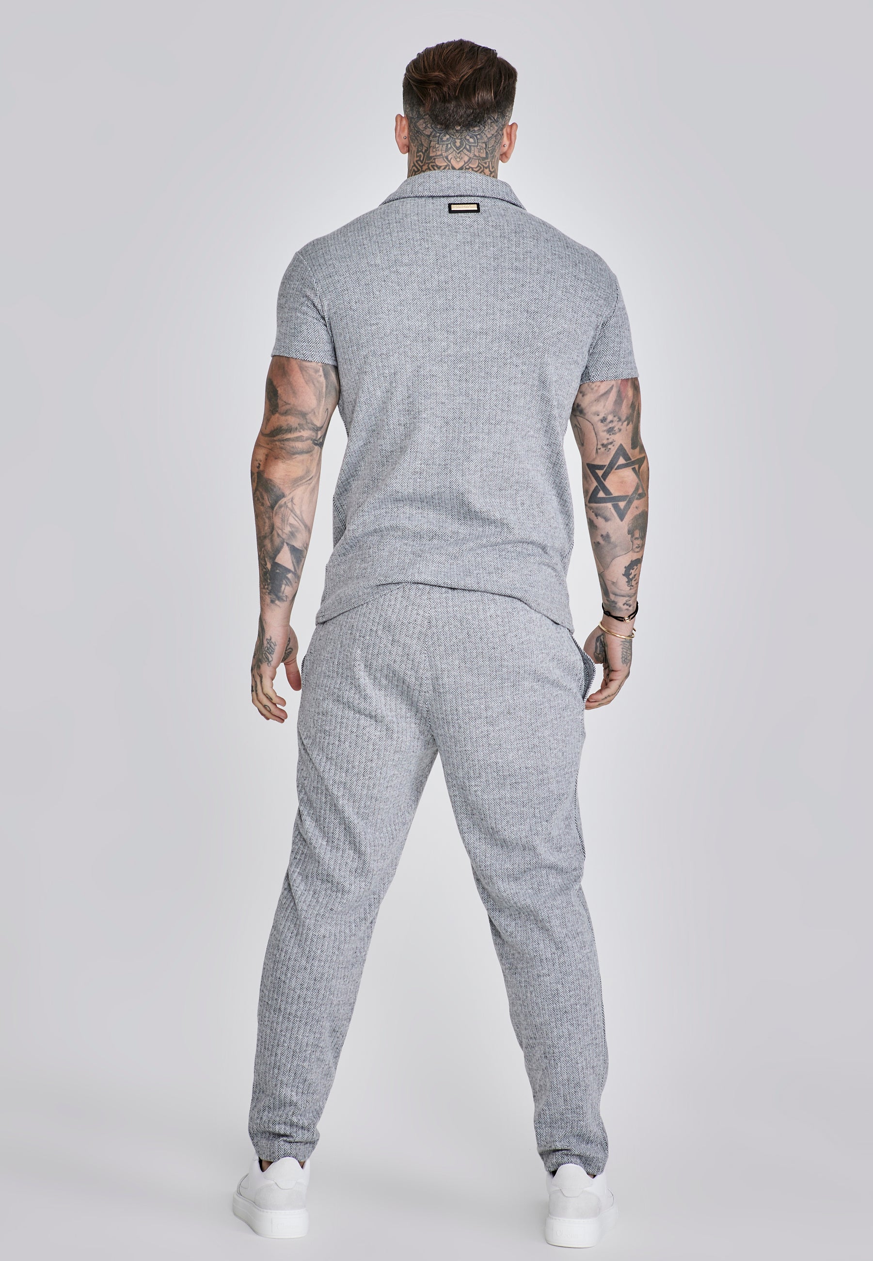 Grey Smart Polo T-Shirt - Image 5