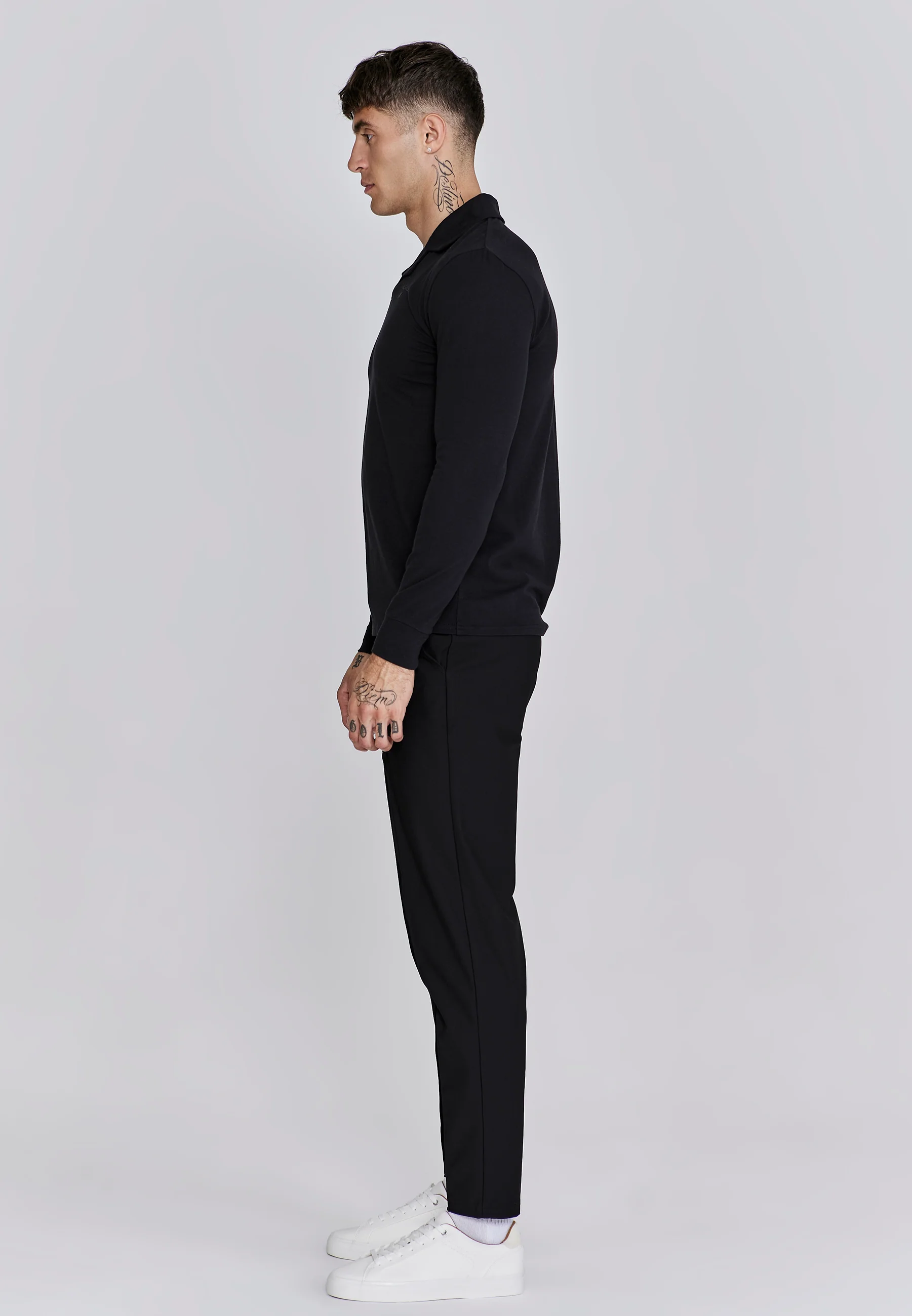 Black Smart Revere Polo - Image 4