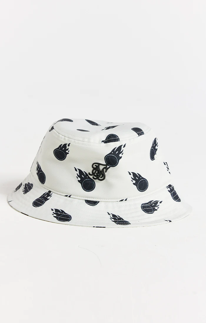 Ecru Space Jam x SikSilk Aop Bucket Hat - Image 4