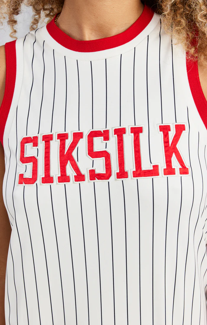 Space Jam X SikSilk Basketball Dress - Ecru - Image 5