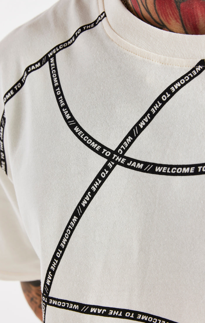 Ecru Space Jam x SikSilk Basketball T-Shirt - Image 8