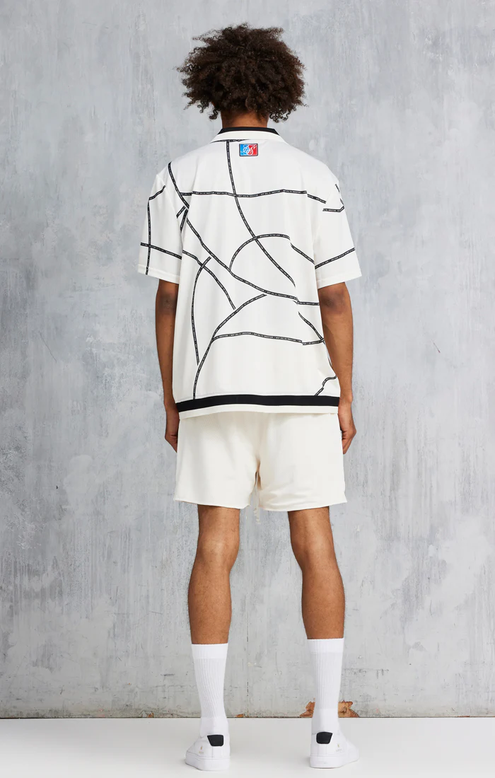 Ecru Space Jam x SikSilk Basketball Shirt - Image 3