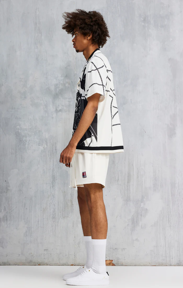 Ecru Space Jam x SikSilk Basketball Shirt - Image 4