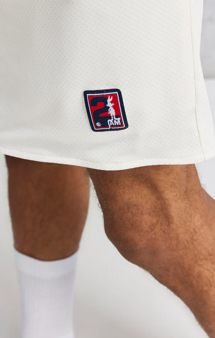 Ecru Space Jam x SikSilk Mesh Short - Image 4