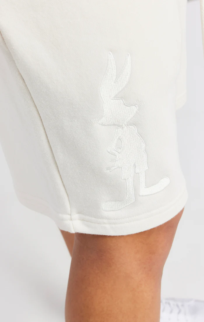 Ecru Space Jam x SikSilk Relaxed Fit Short - Image 6