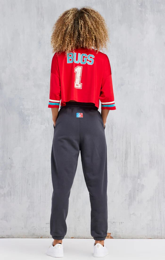 Space Jam X SikSilk Retro Football Jersey - Red - Image 3