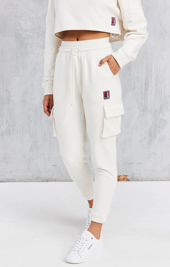 Space Jam X SikSilk Utility Cargo Pants - Ecru