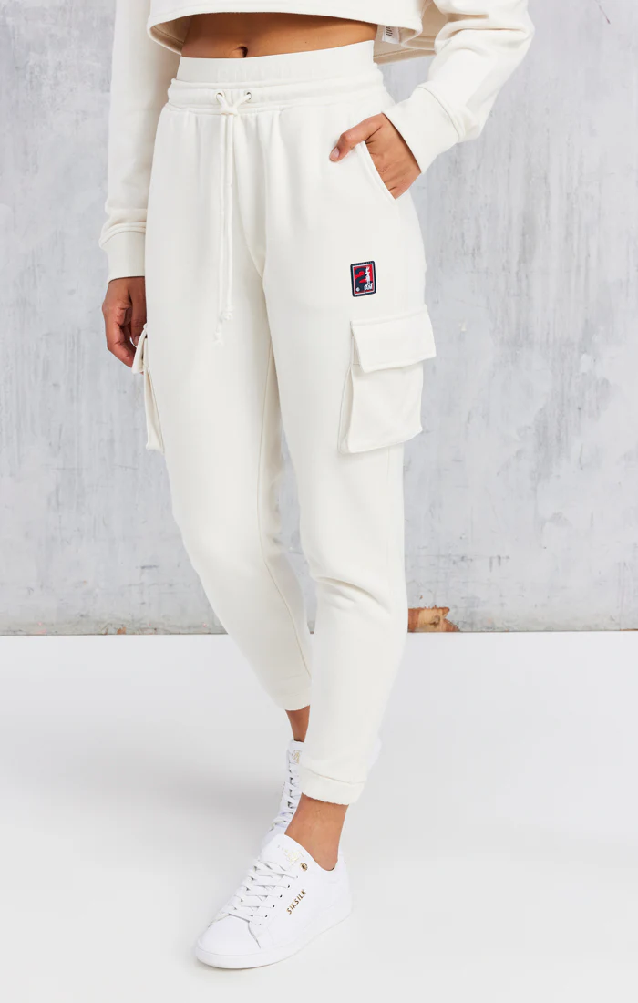 Space Jam X SikSilk Utility Cargo Pants - Ecru - Image 5