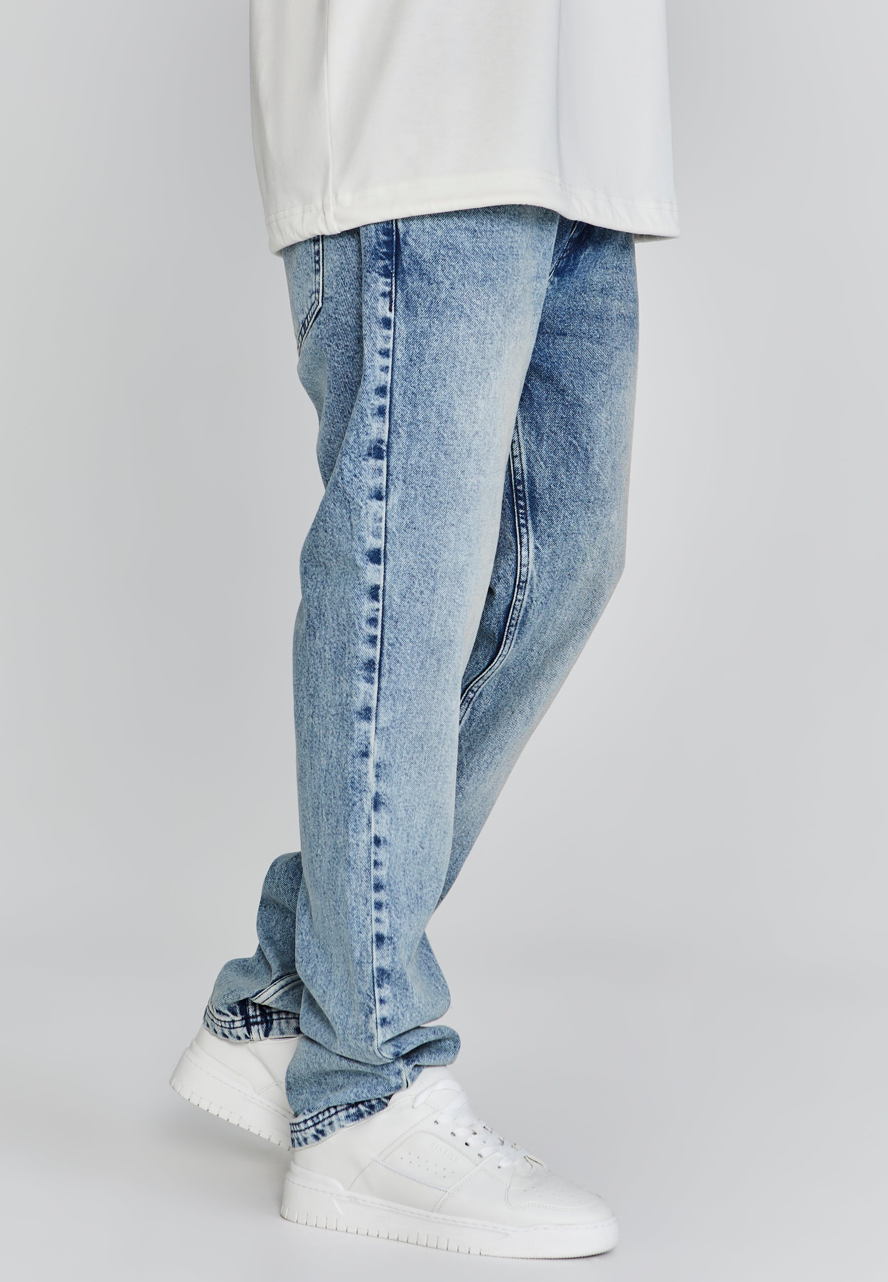 Straight Fit Jeans Blue - Image 3