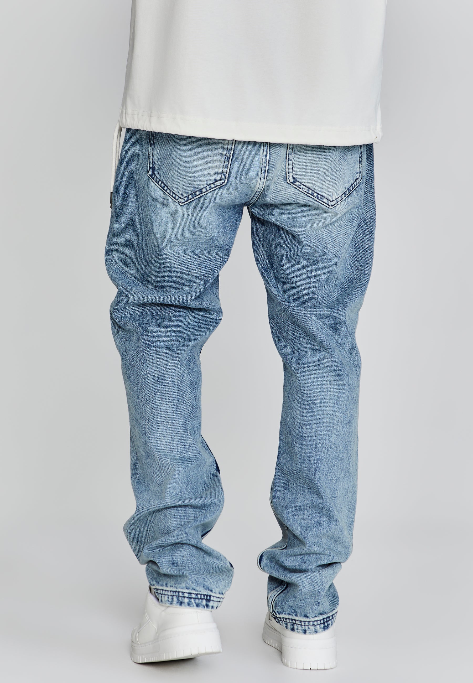 Straight Fit Jeans Blue - Image 4