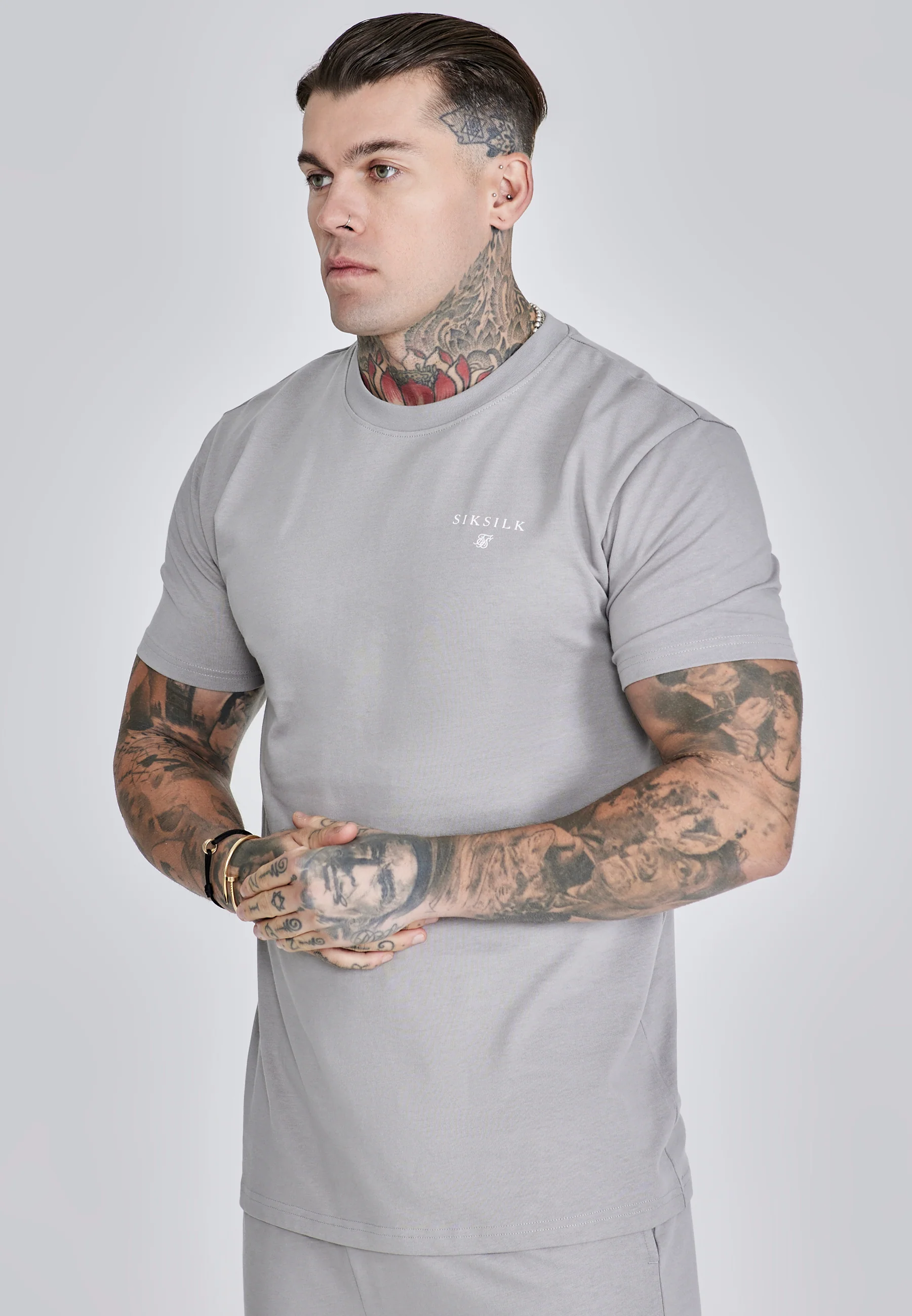 Grey T-Shirt and Shorts Set - Image 2