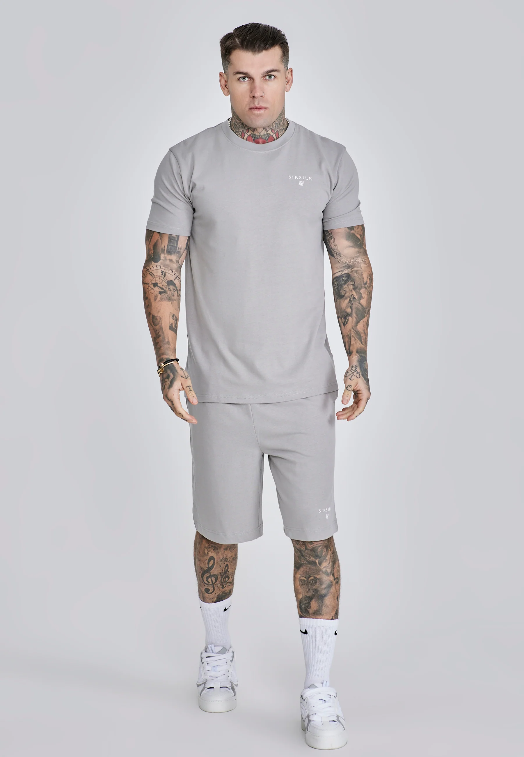 Grey T-Shirt and Shorts Set - Image 4