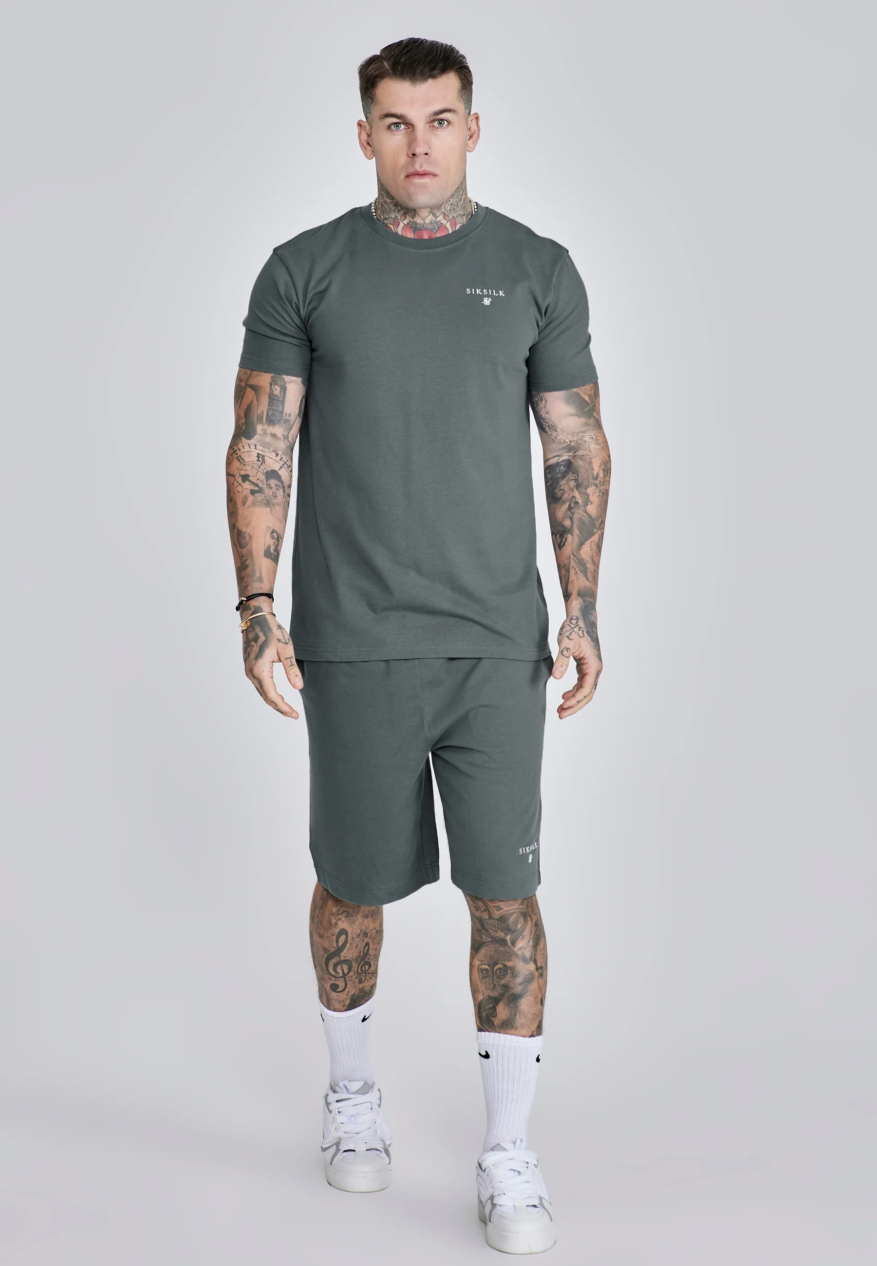 Grey T-Shirt and Shorts Set - Image 4