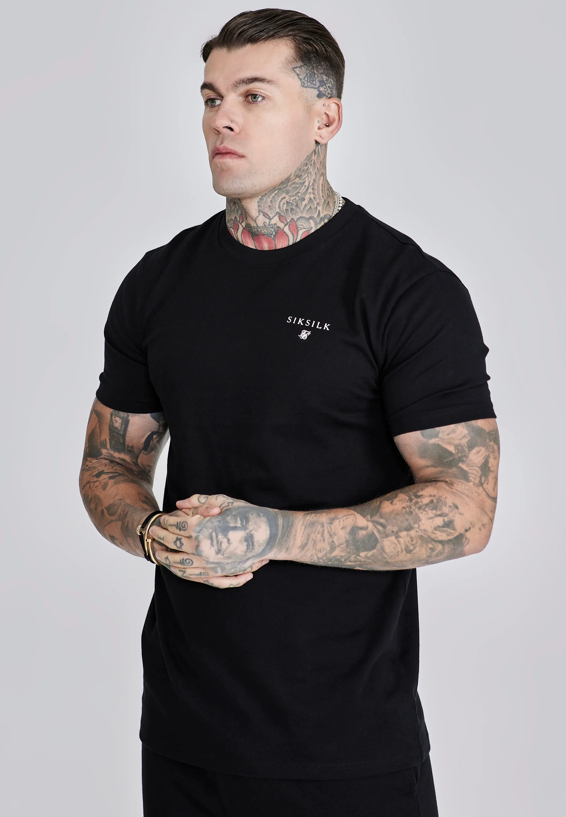Black T-Shirt and Shorts Set - Image 2