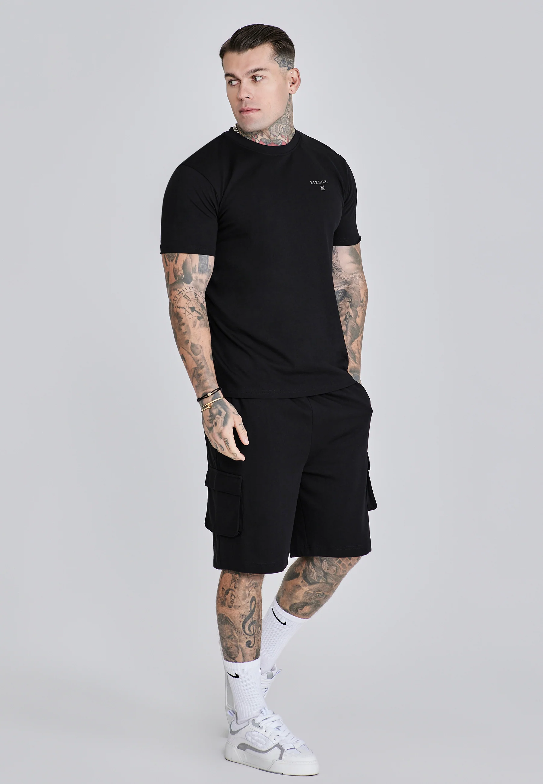 Black T-Shirt and Shorts Set - Image 4