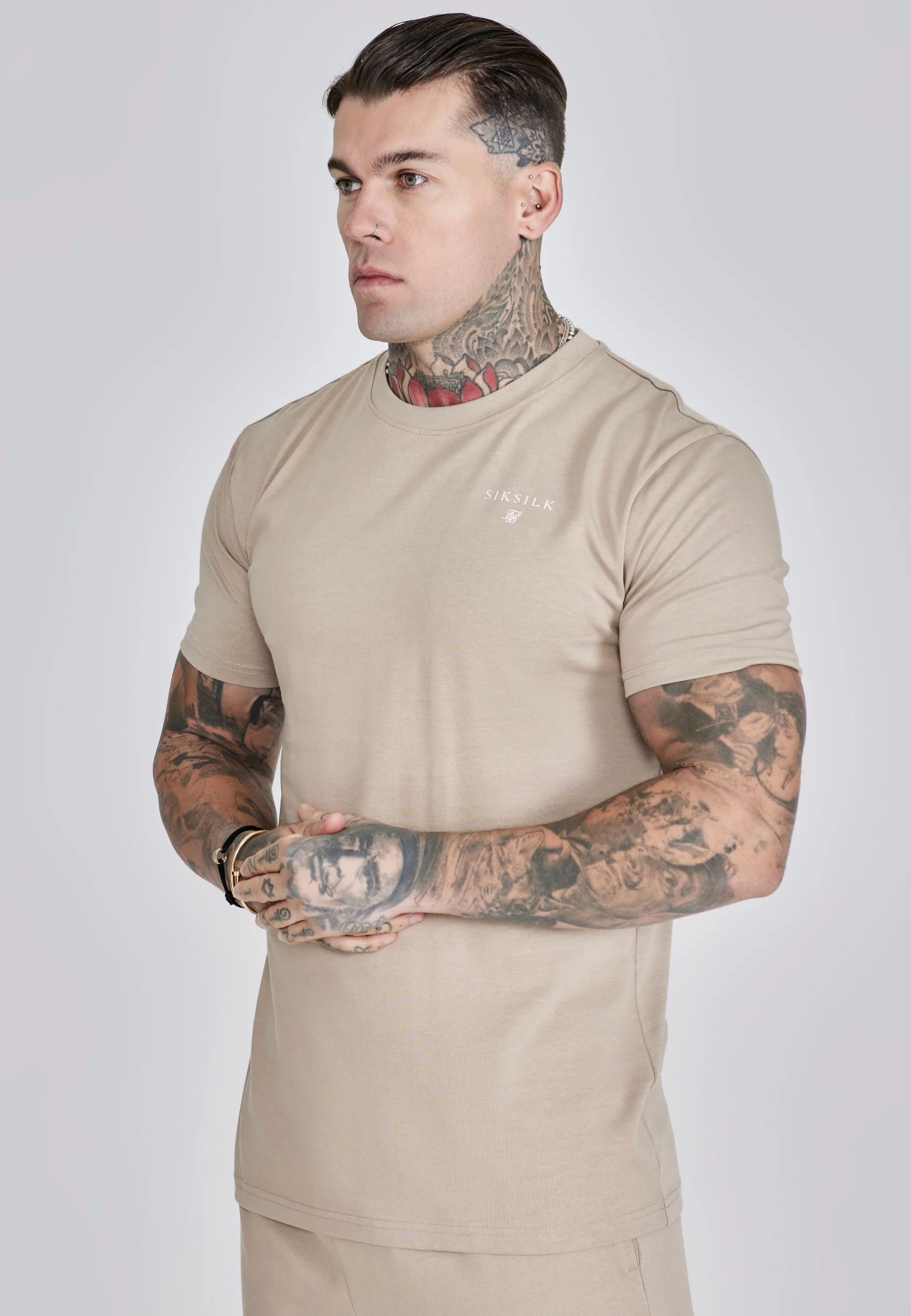 Beige T-Shirt and Shorts Set - Image 2