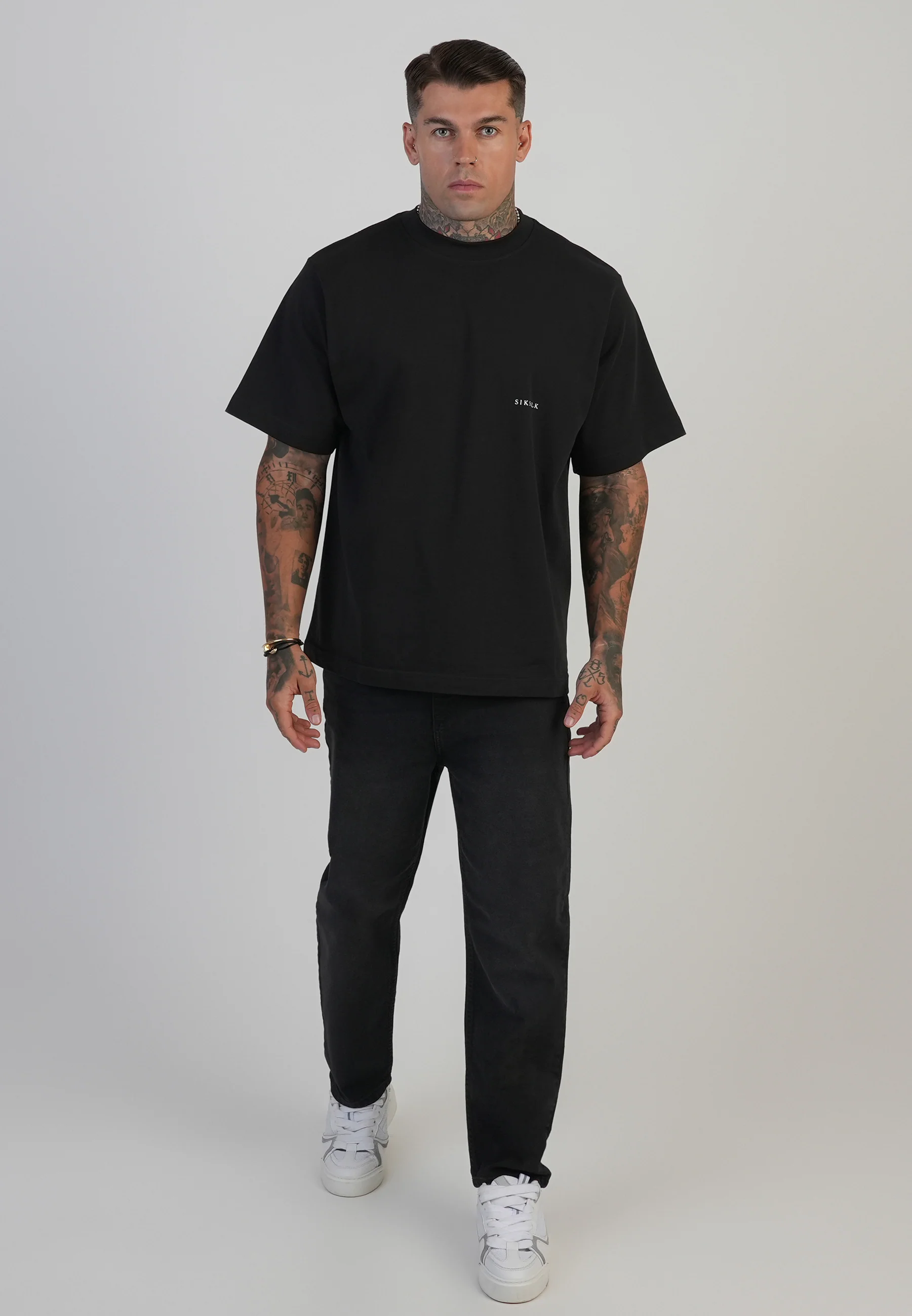 Tapered Jeans Washed Black - Image 4
