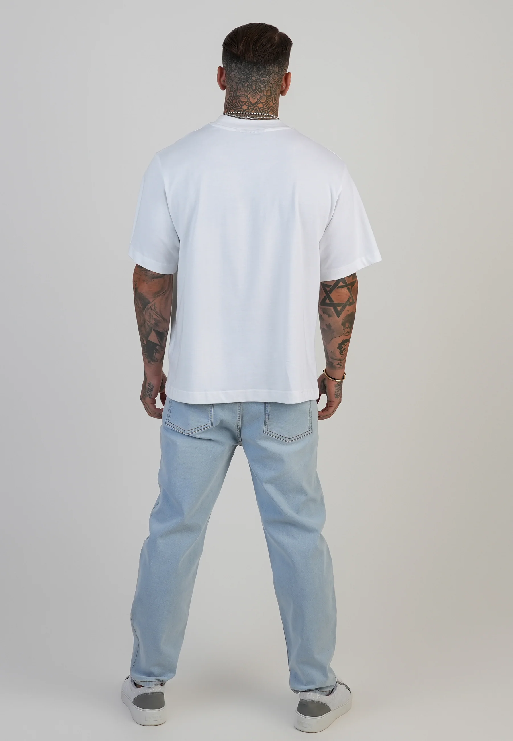 Tapered Jeans Washed Light Blue - Image 5