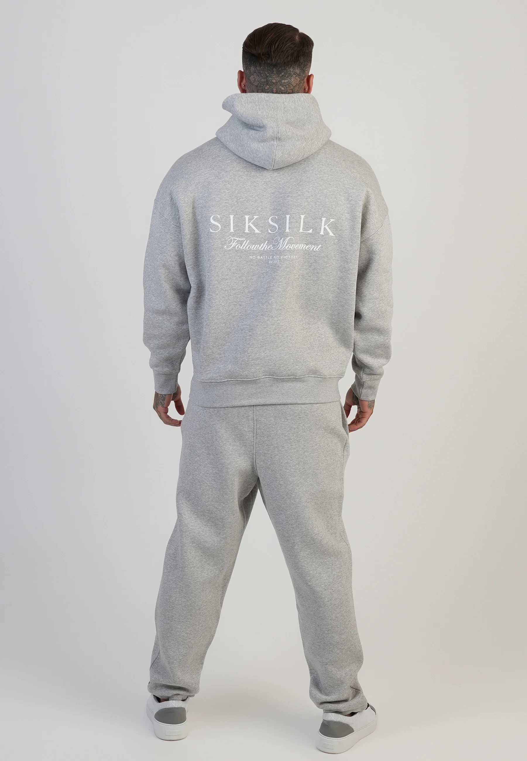 Grey Marl Track Pants - Image 5