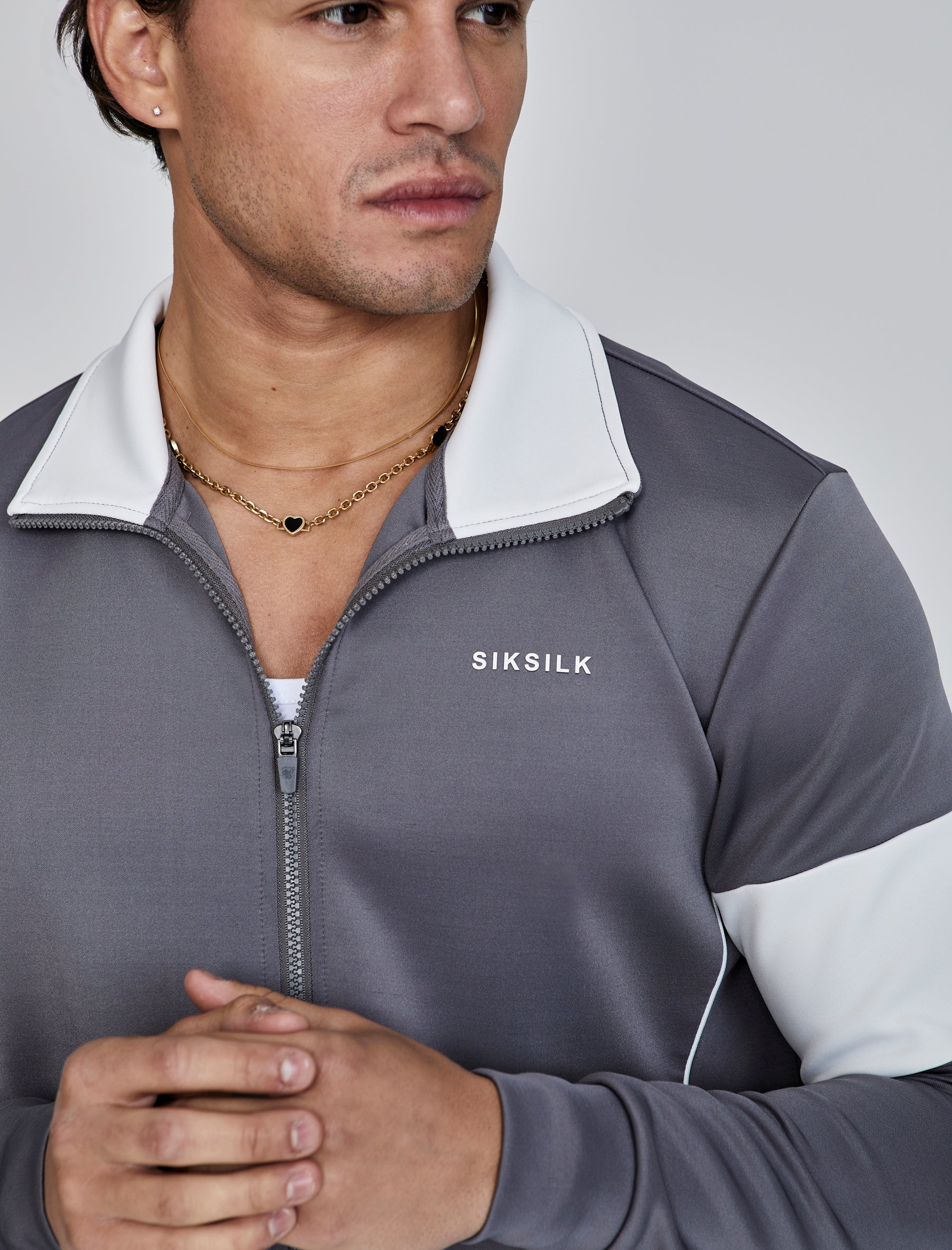 Grey Track Top - Image 3