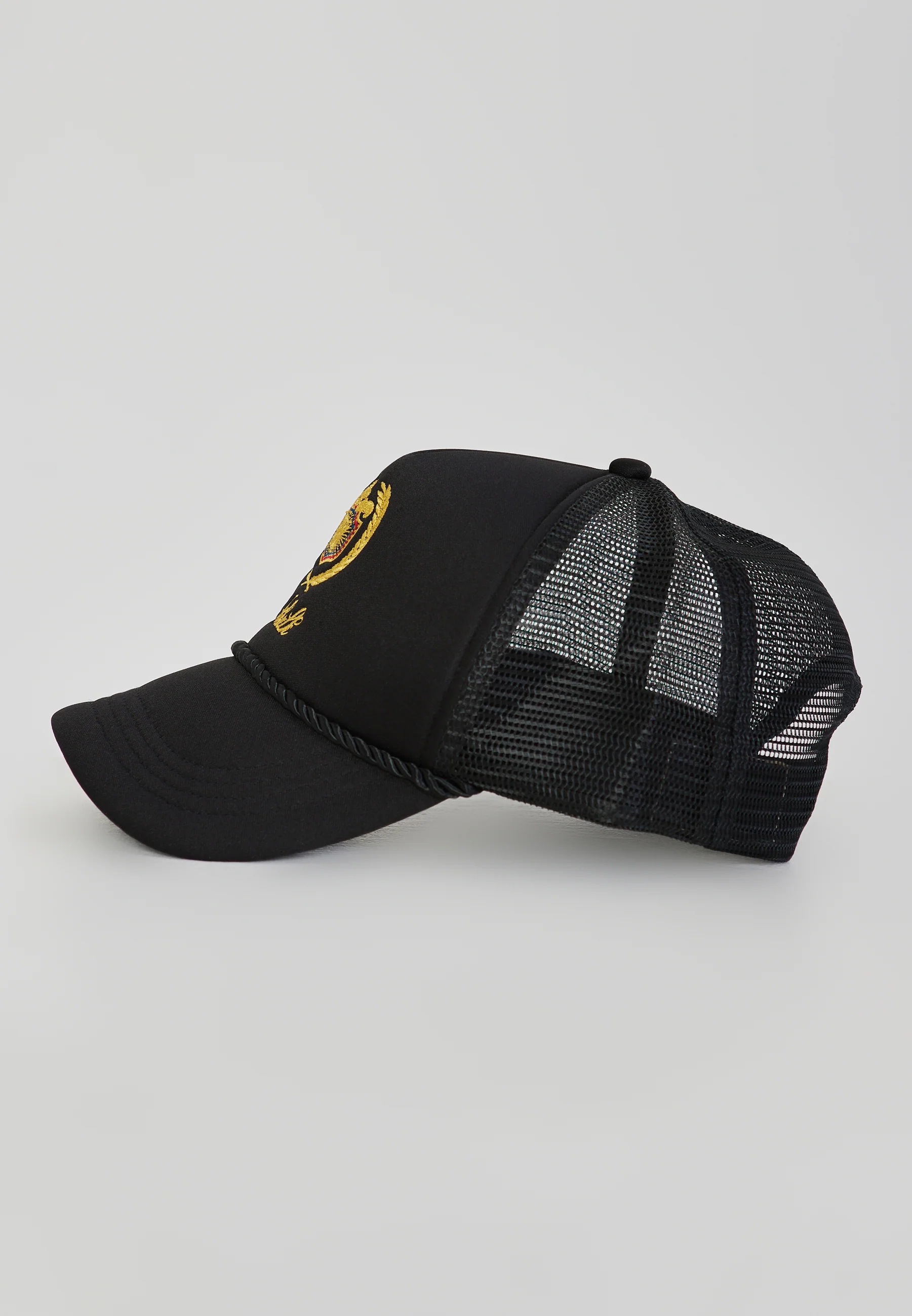 Black Trucker Cap - Image 3