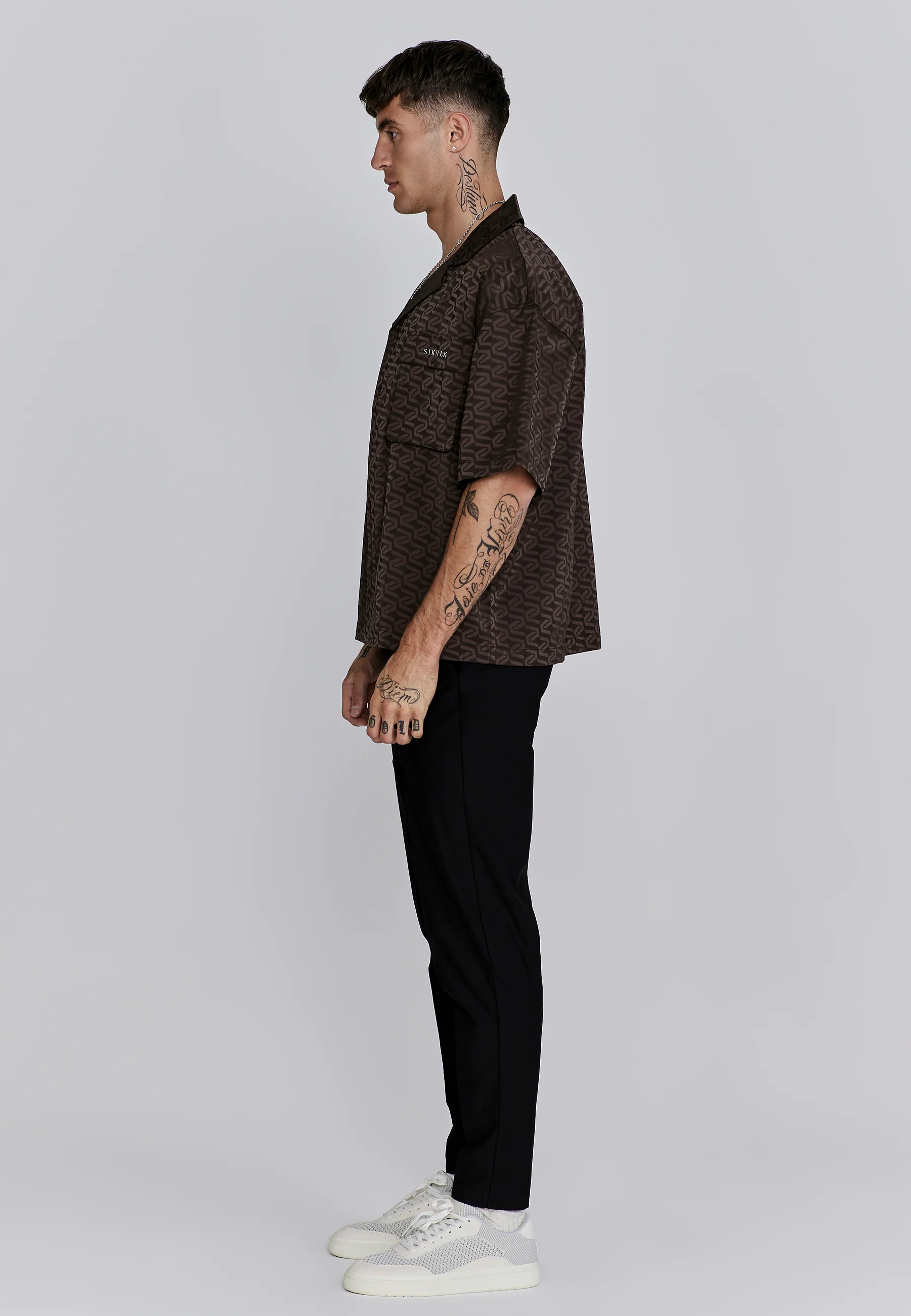 Brown Utility Shirt - Image 4