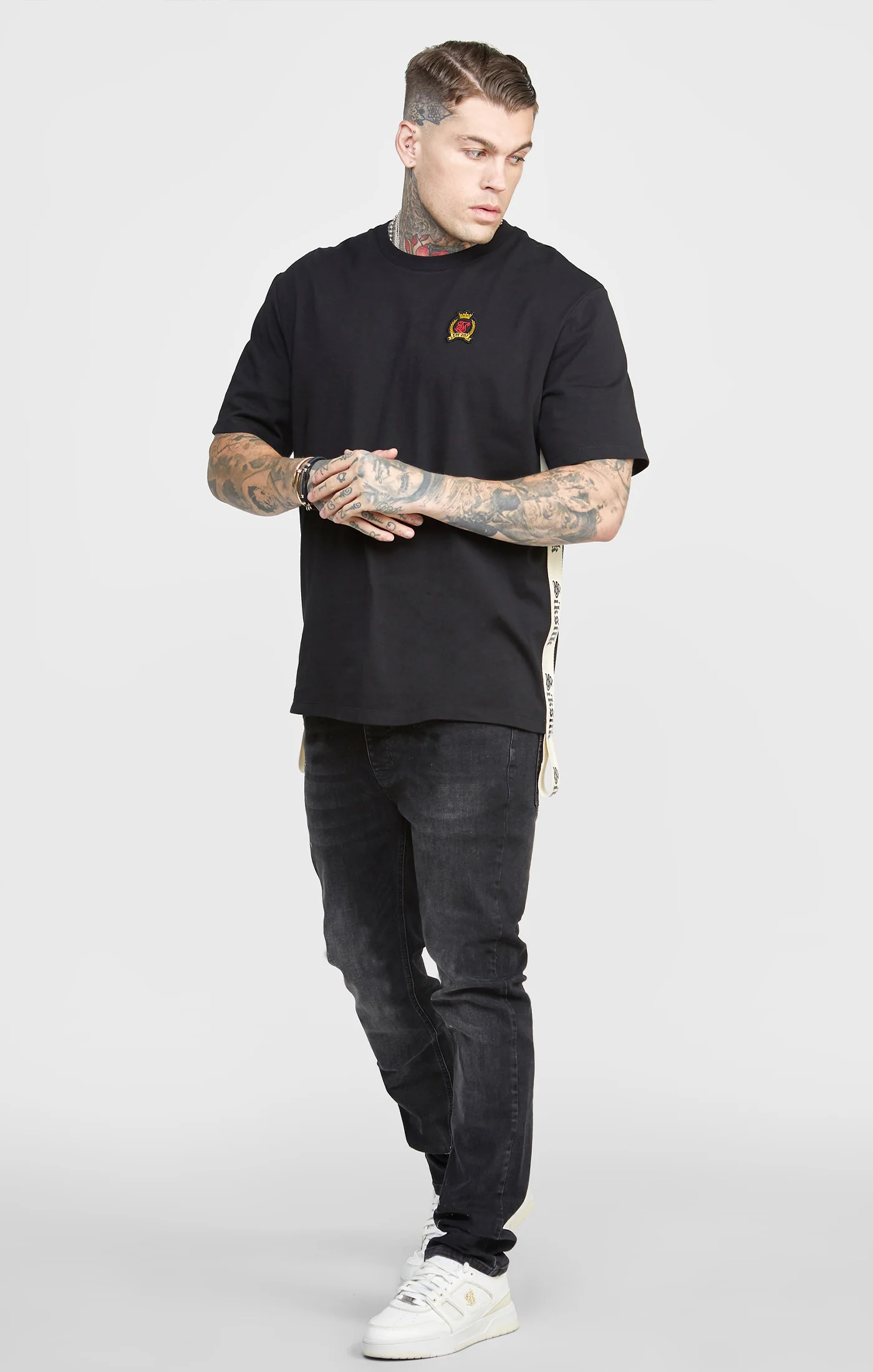 Washed Black Slim Fit Denims - Image 3
