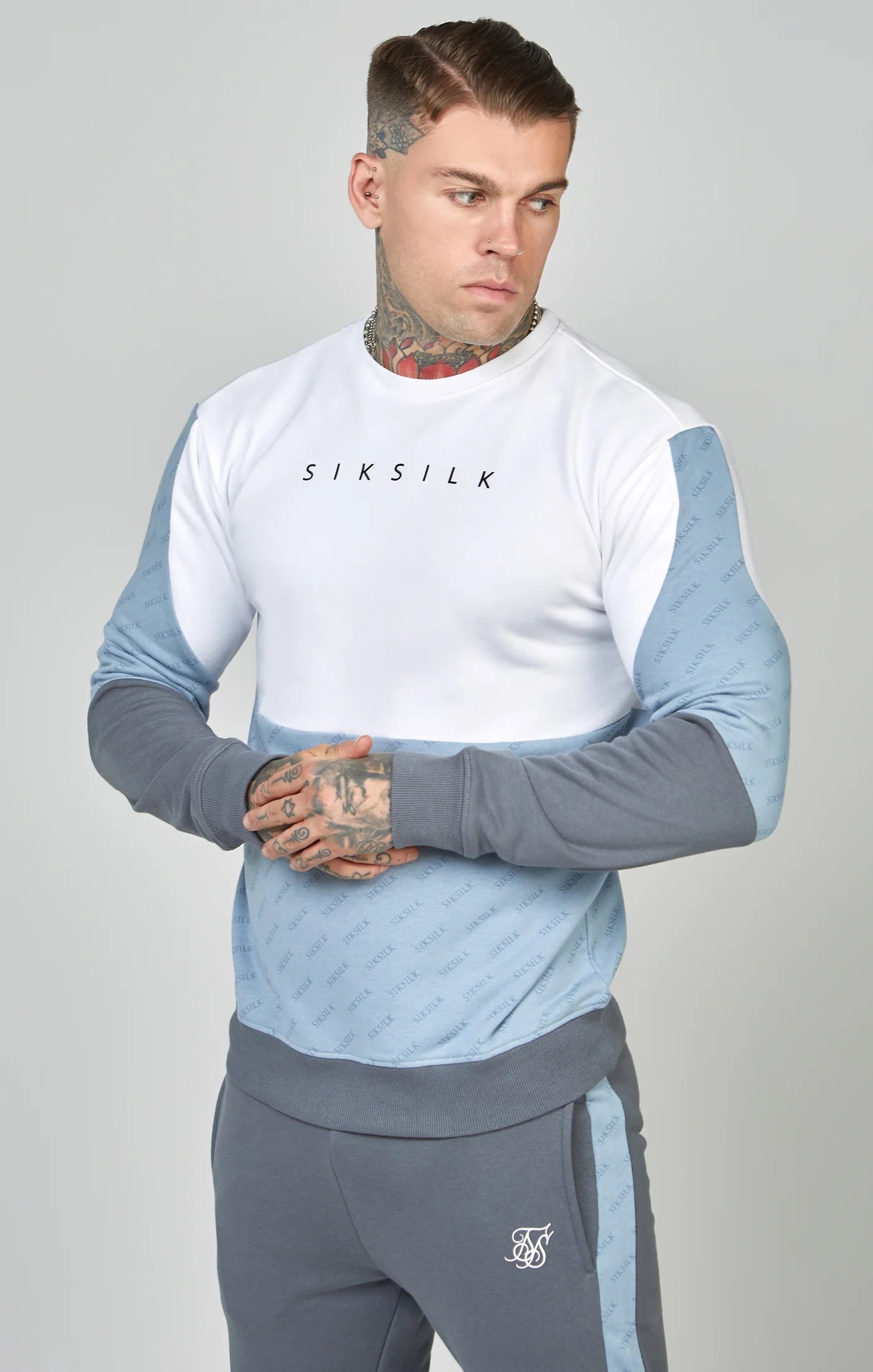 White Cut & Sew Relaxed Fit Sweatshirt - Image 4