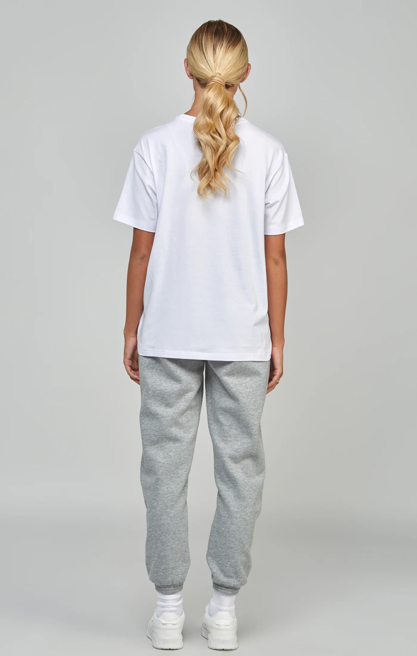 White Essential Boyfriend T-Shirt - Image 5