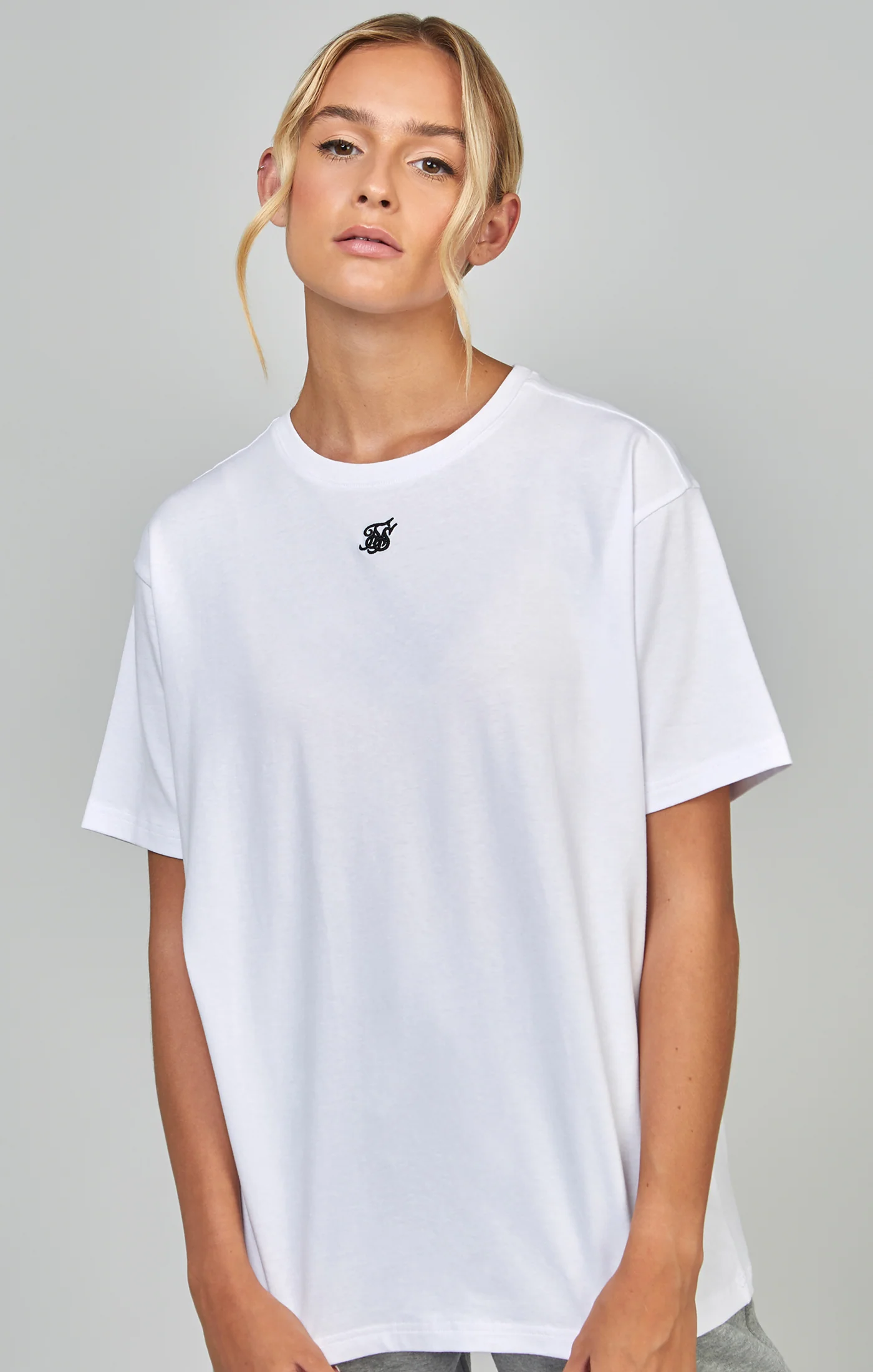 White Essential Boyfriend T-Shirt - Image 6