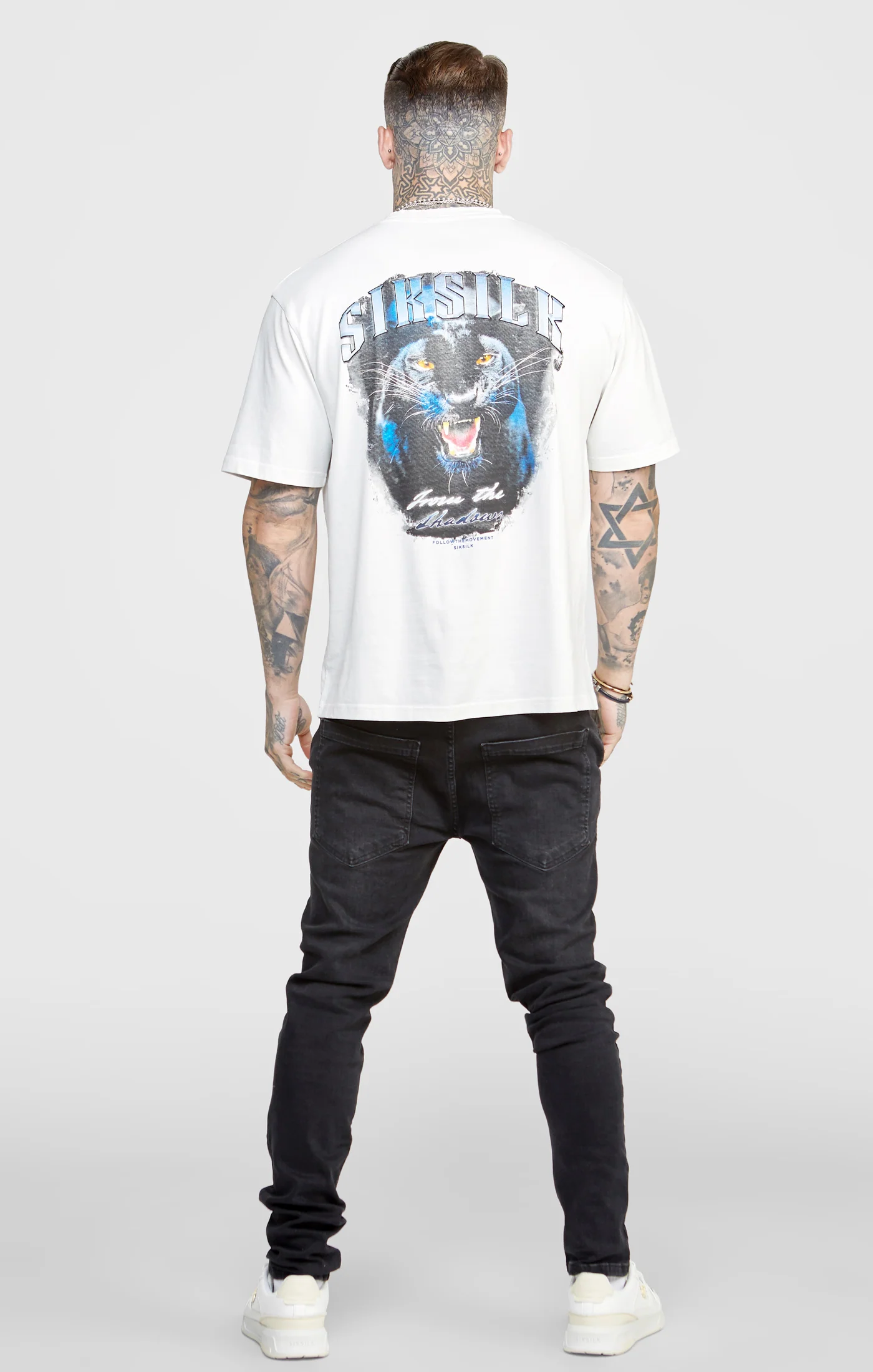 White Graphic Oversized T-Shirt - Image 6