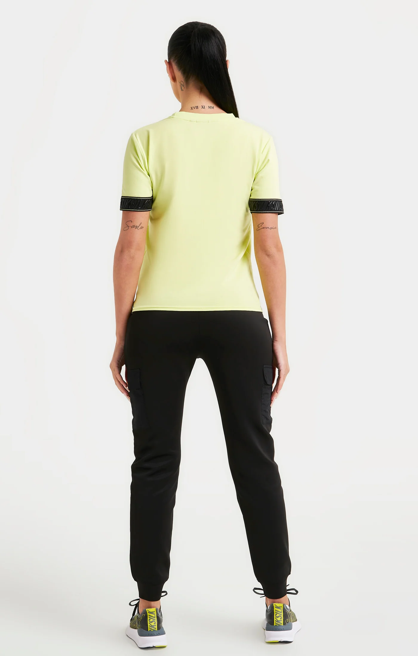 Yellow Taped Crop T-Shirt - Image 5